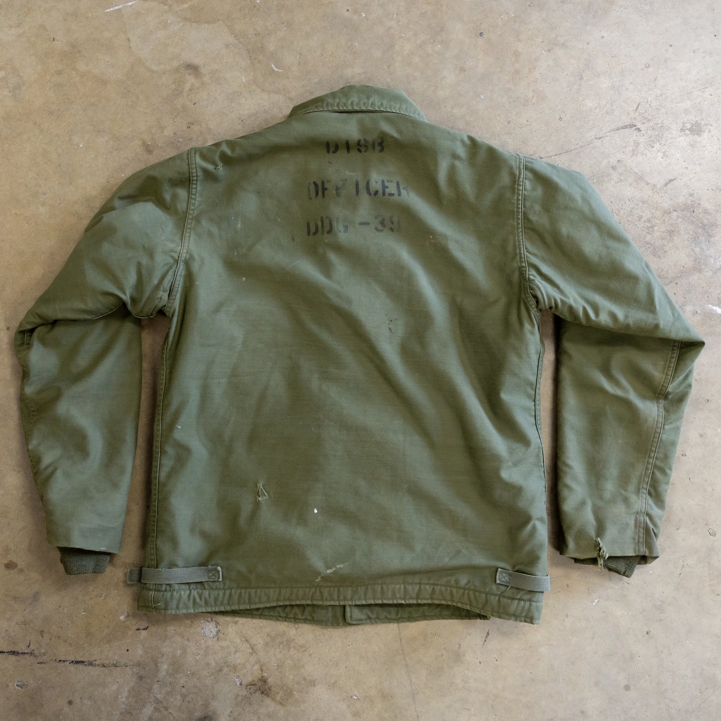 USN A-2 Deck Jacket Jacket, Cold Weather, Permeable (Medium)