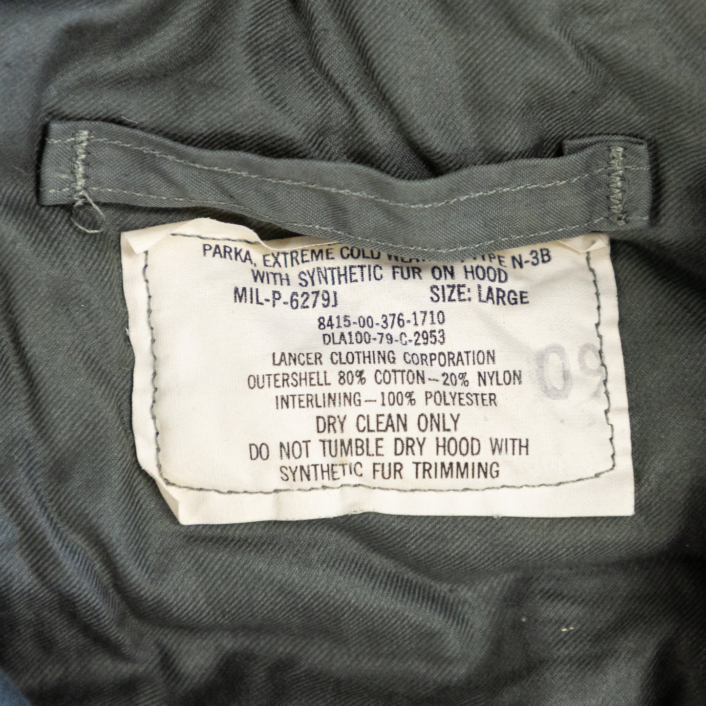 USAF N-3B Parka, Extreme Cold Weather (Large)