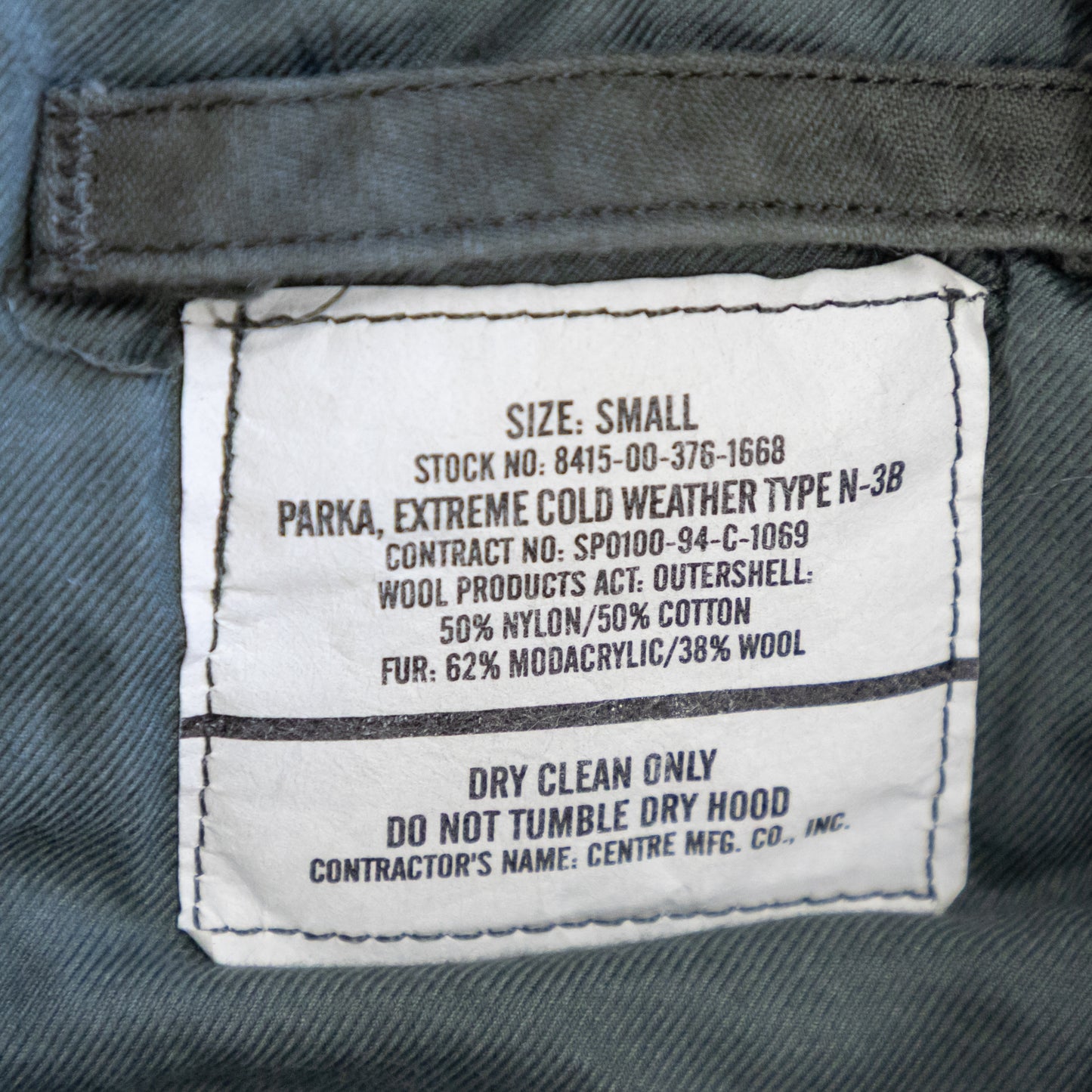 USAF N-3B Parka, Extreme Cold Weather (Small)