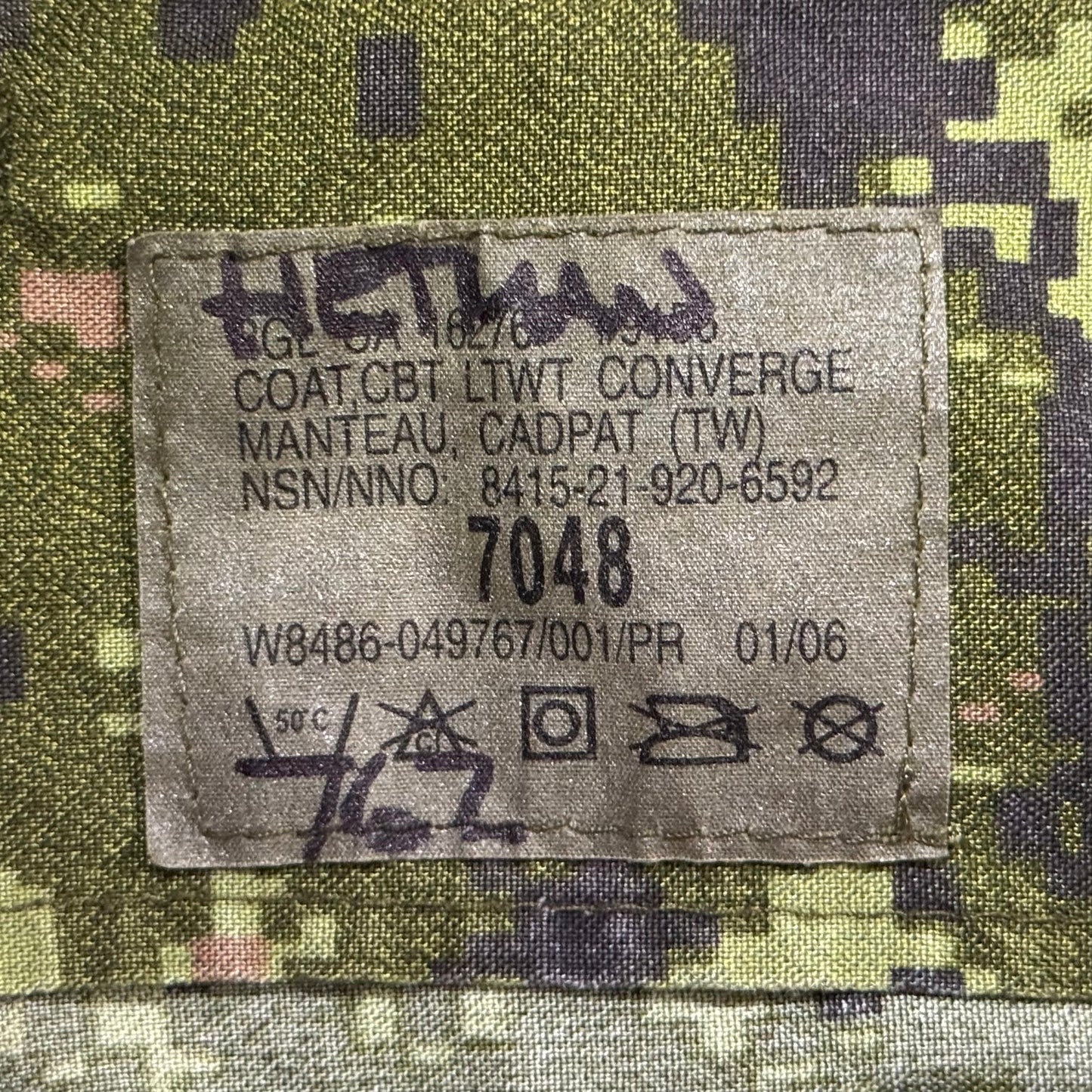 Canadian CADPAT Lightweight Combat Coat