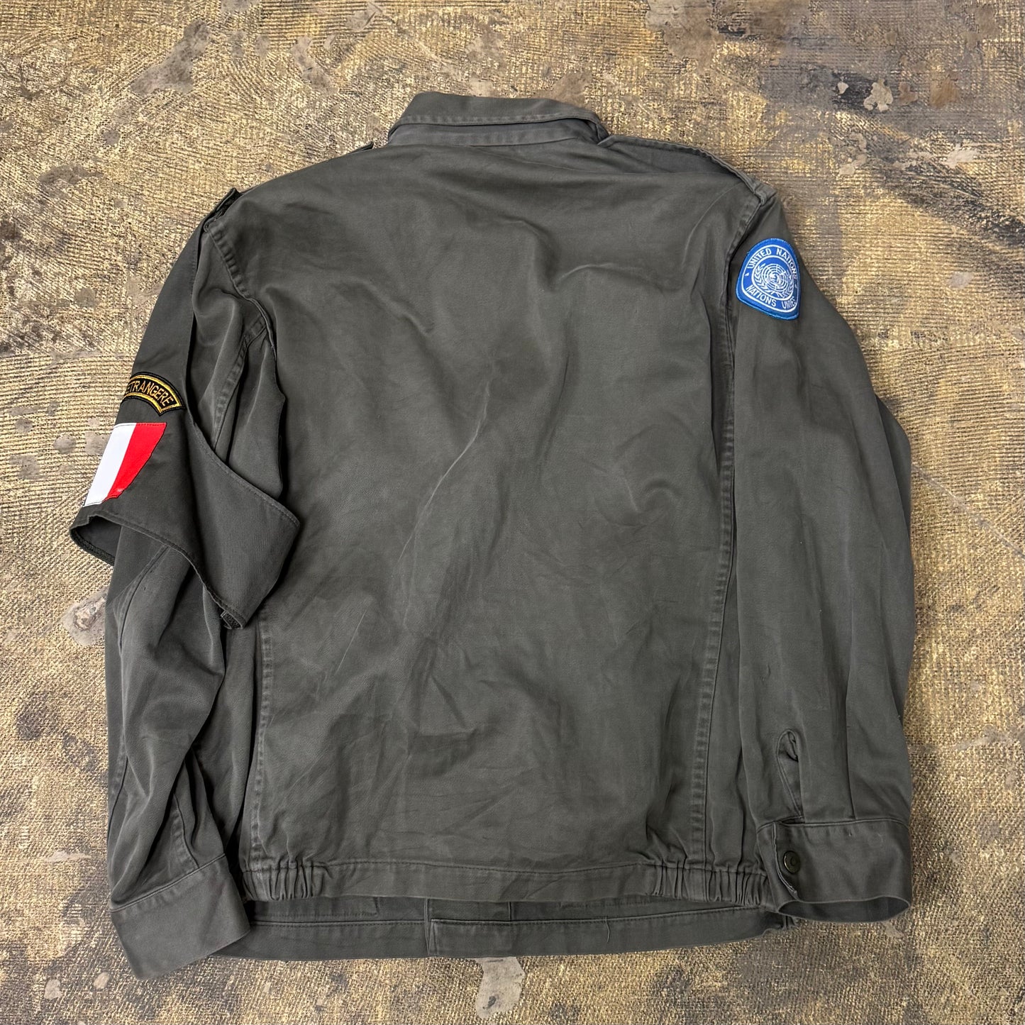 French United Nations F2 Field Uniform Shirt With Matching Foreign Legion Armband